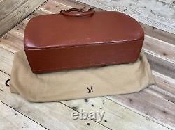 Vintage Louis Vuitton Large Tan Leather Bag
