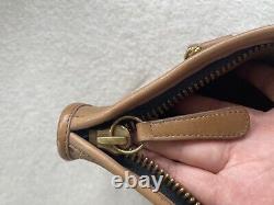 Vintage Mid to Late 1970s COACH Full Grain Brown Leather Handbag 0555-913