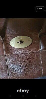Vintage Mulberry Bayswater Shoulder Bag, Handbag Oak Tan Leather And Dust Bag