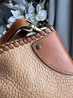 Vintage Mulberry Leather Hobo Shoulder Bag Handbag caramel/ Tan