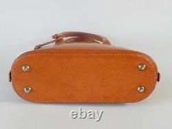 Vintage Mulberry Oak Tan Croc Leather Handbag