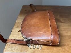 Vintage Mulberry tan brown congo leather saddle despatch crossbody shoulder bag