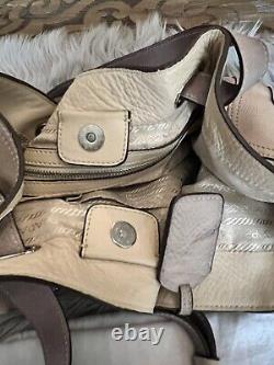 Vintage PRADA soft leather tote handbag shoulder bag Dust Bag Included