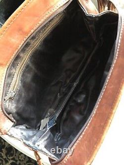 Vintage Pierre Cardin Tan Leather Cross Body Shoulder Handbag & Original Dustbag