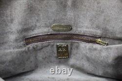 Vintage! R & Y Augousti Women's Tan Perforated Leather Shoulder Purse Handbag