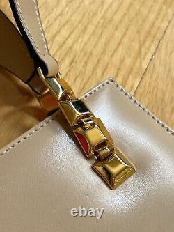 Vintage Salvatore Ferragamo Tan Brown Leather Shoulder Bag
