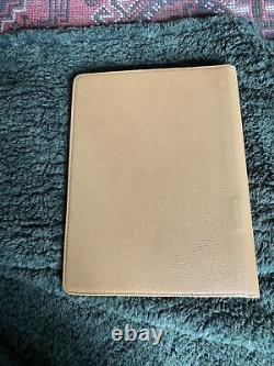 Vintage Smythson of Bond Street Tan coloured A4 Folder /memo pad