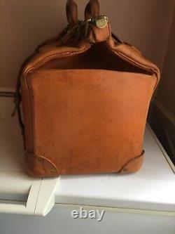 Vintage Swaine Adeney Brigg Gladstone Bag Tan Doctors Bag