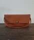 Vintage Tan Brown Leather Top Handle Handbag