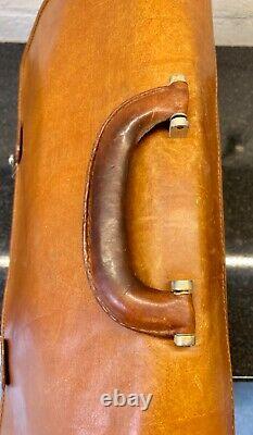Vintage Tan Leather CW Marianelli Briefcase Great Classic Design
