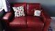 Vintage Tan leather two seater sofa Excellent used condition