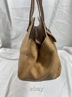 Vintage genuine TODS tan leather shoulder bag purse classic