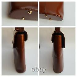 YSL Bag. Yves Saint Laurent Vintage Light Brown / Tan Leather Satchel Shoulder B